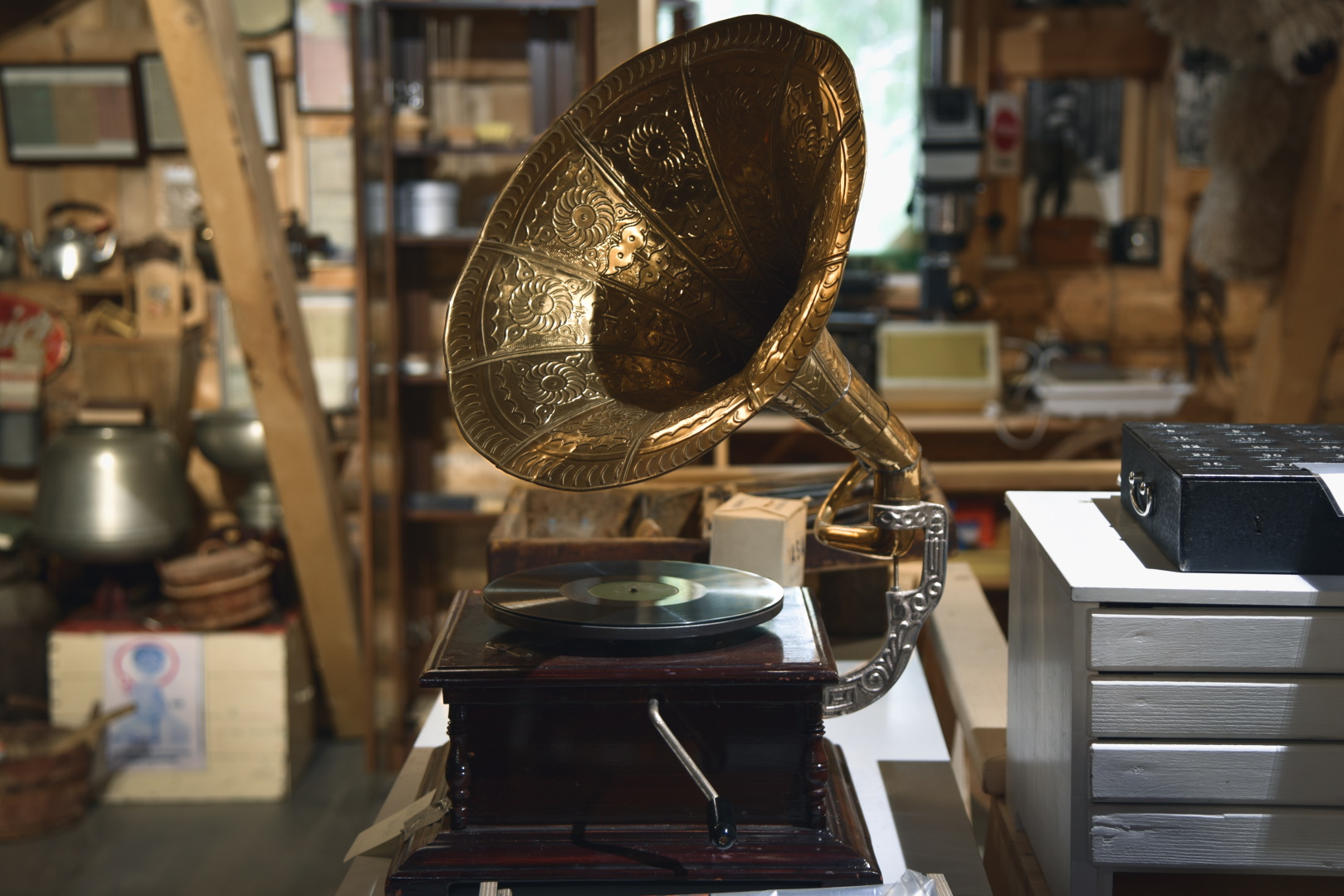 There are various items in the museum.