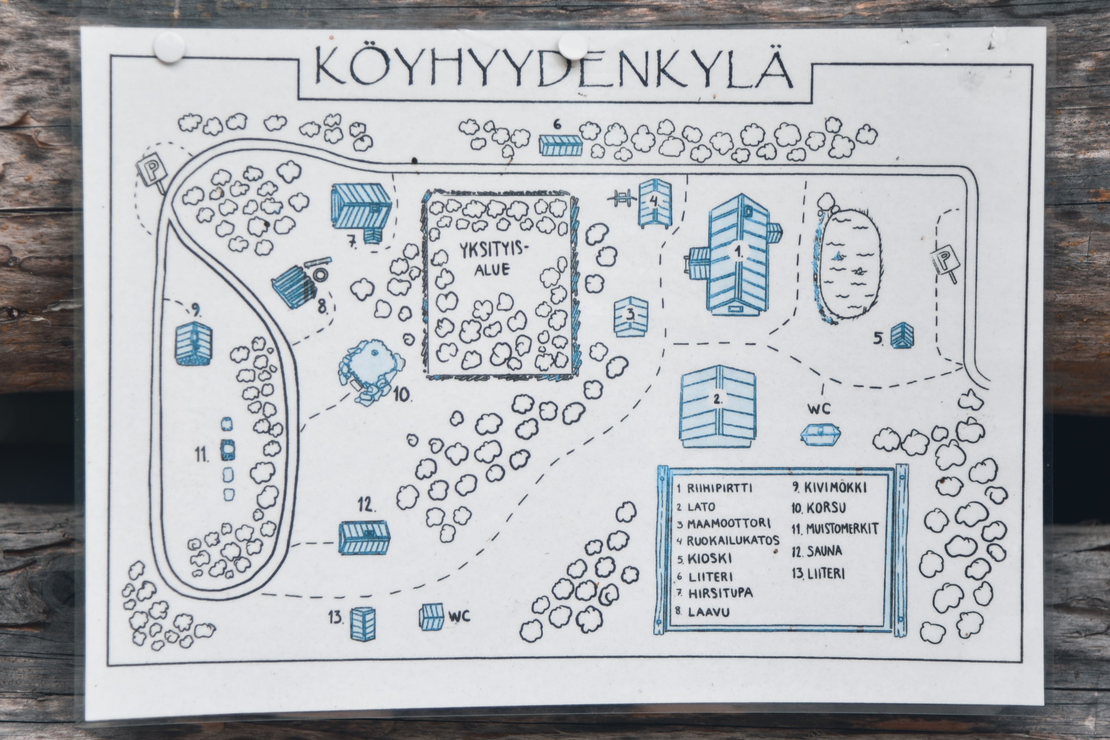 Map of Köyhyydenkylä.