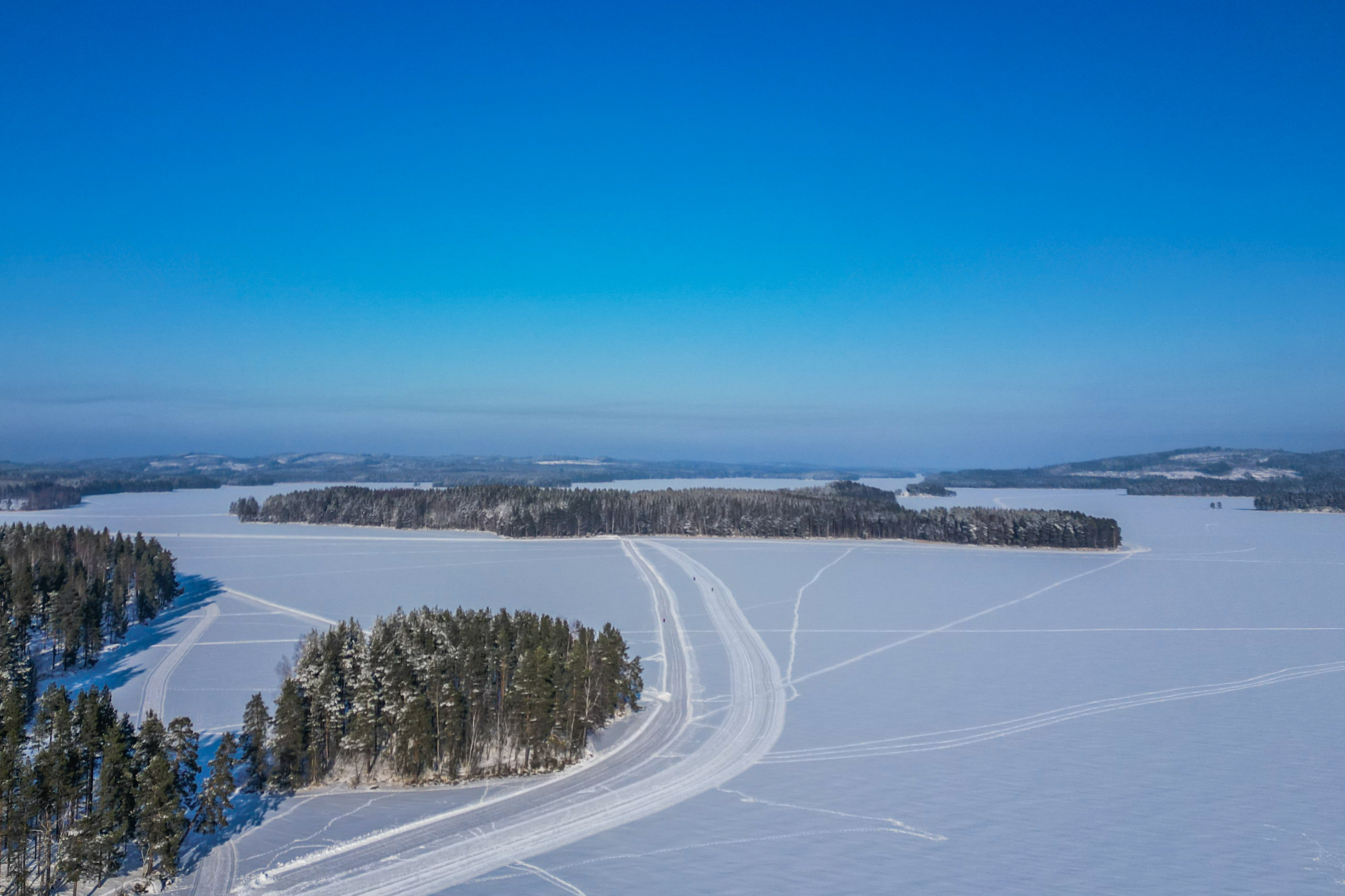 Ice route to Risusaari.