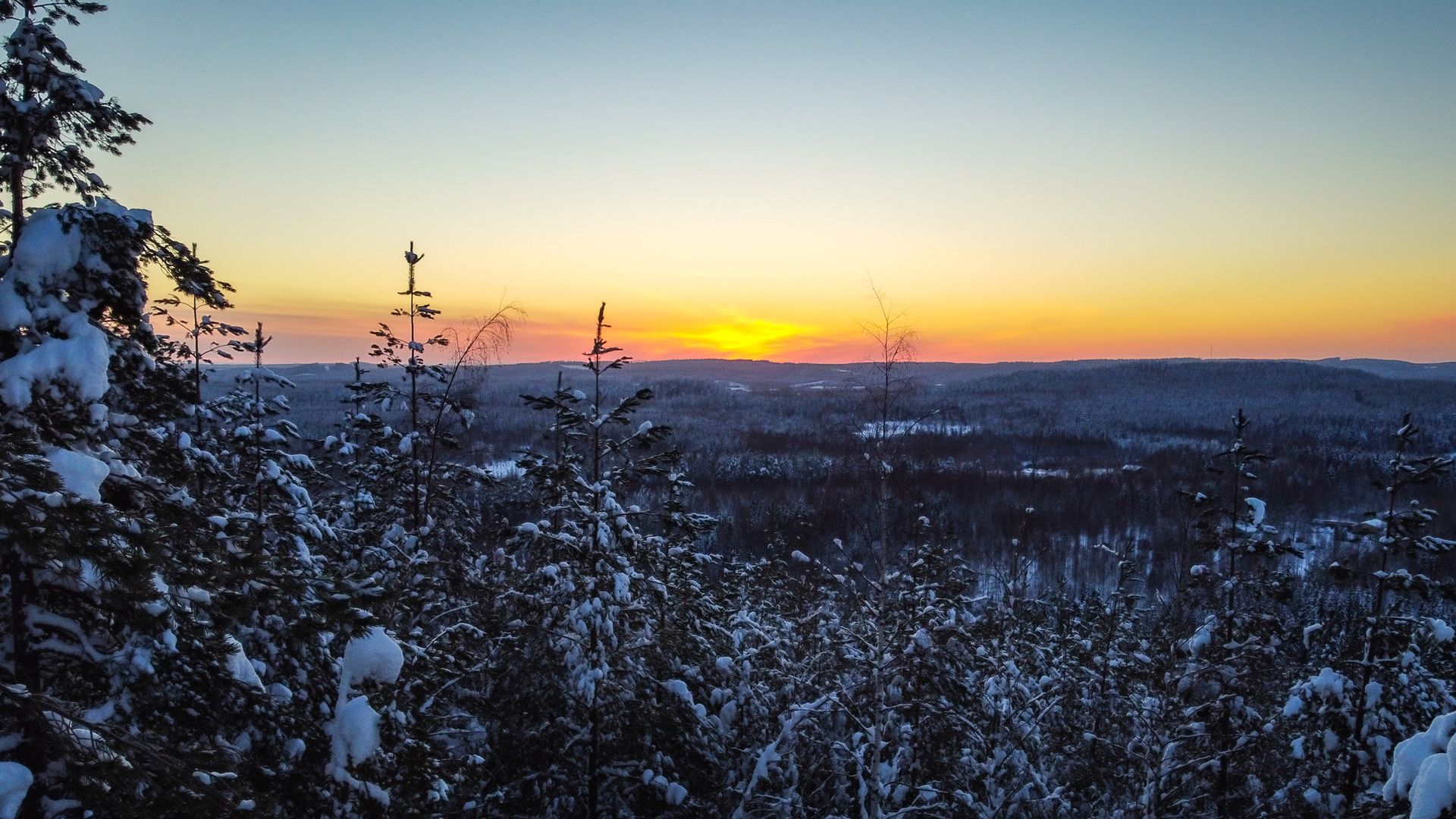 Scenery from Tärttämäki lookout rock