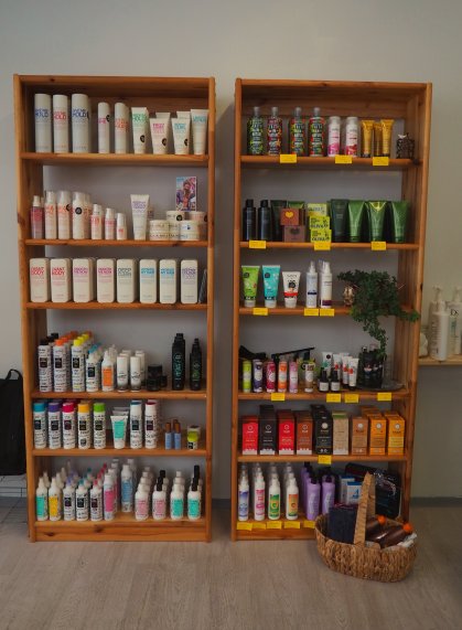 Hiushalkomo’s product selection